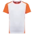 White / Fluorescent Orange