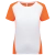 White / Fluorescent Orange