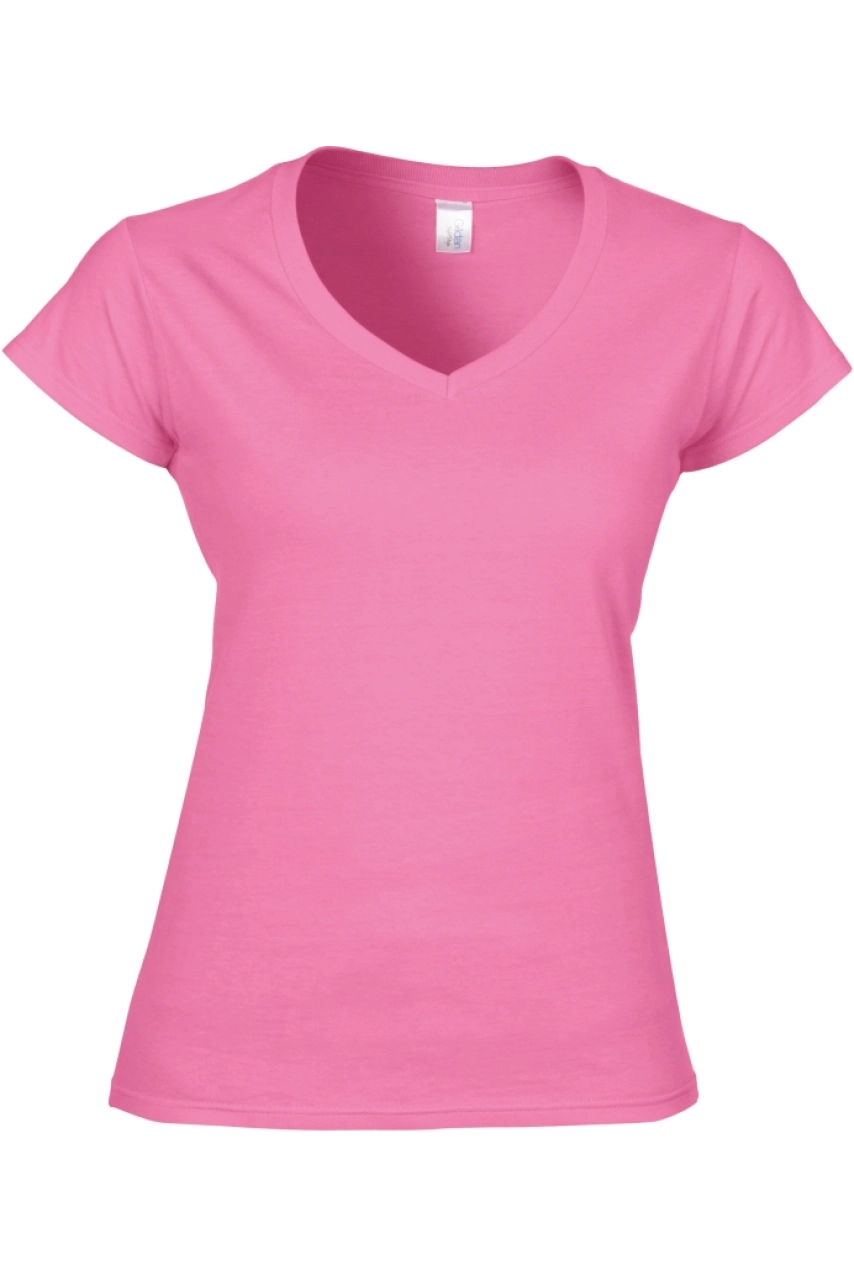 T-shirt femme col v Softstyle