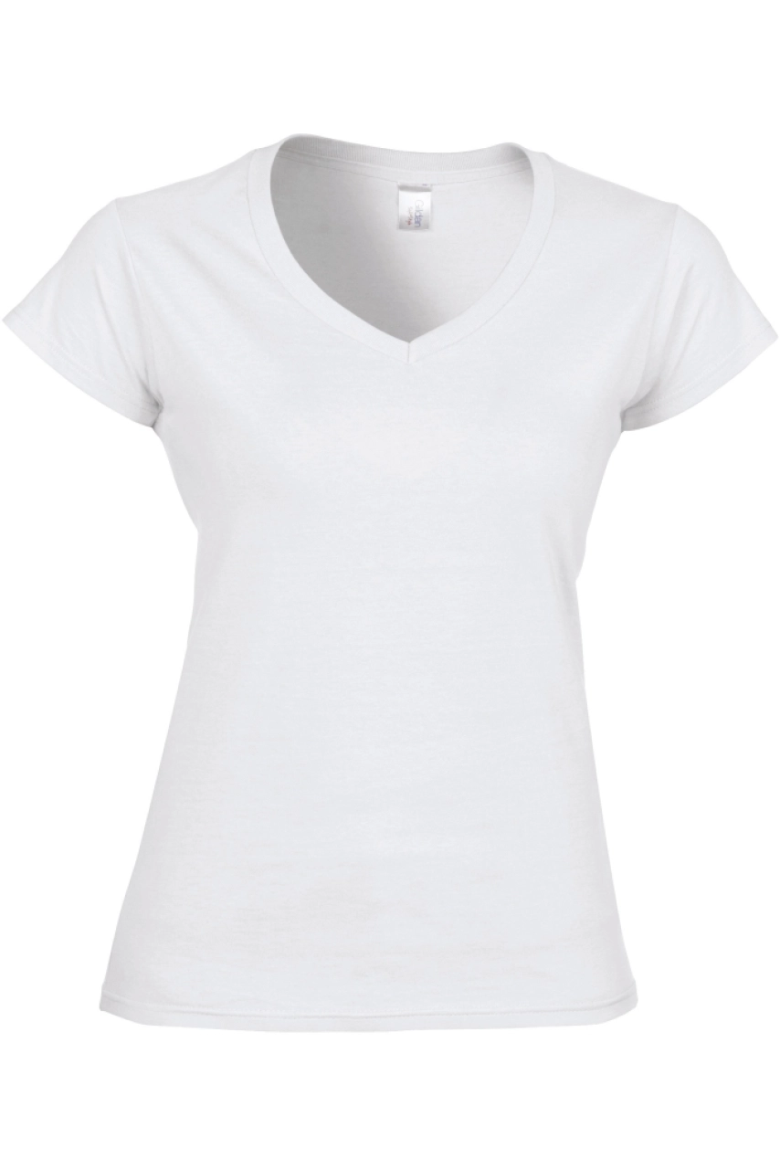 T-shirt femme col v Softstyle