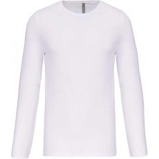 T-shirt col rond manches longues homme