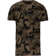 T-shirt camo manches courtes homme