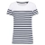 White / Navy Stripes