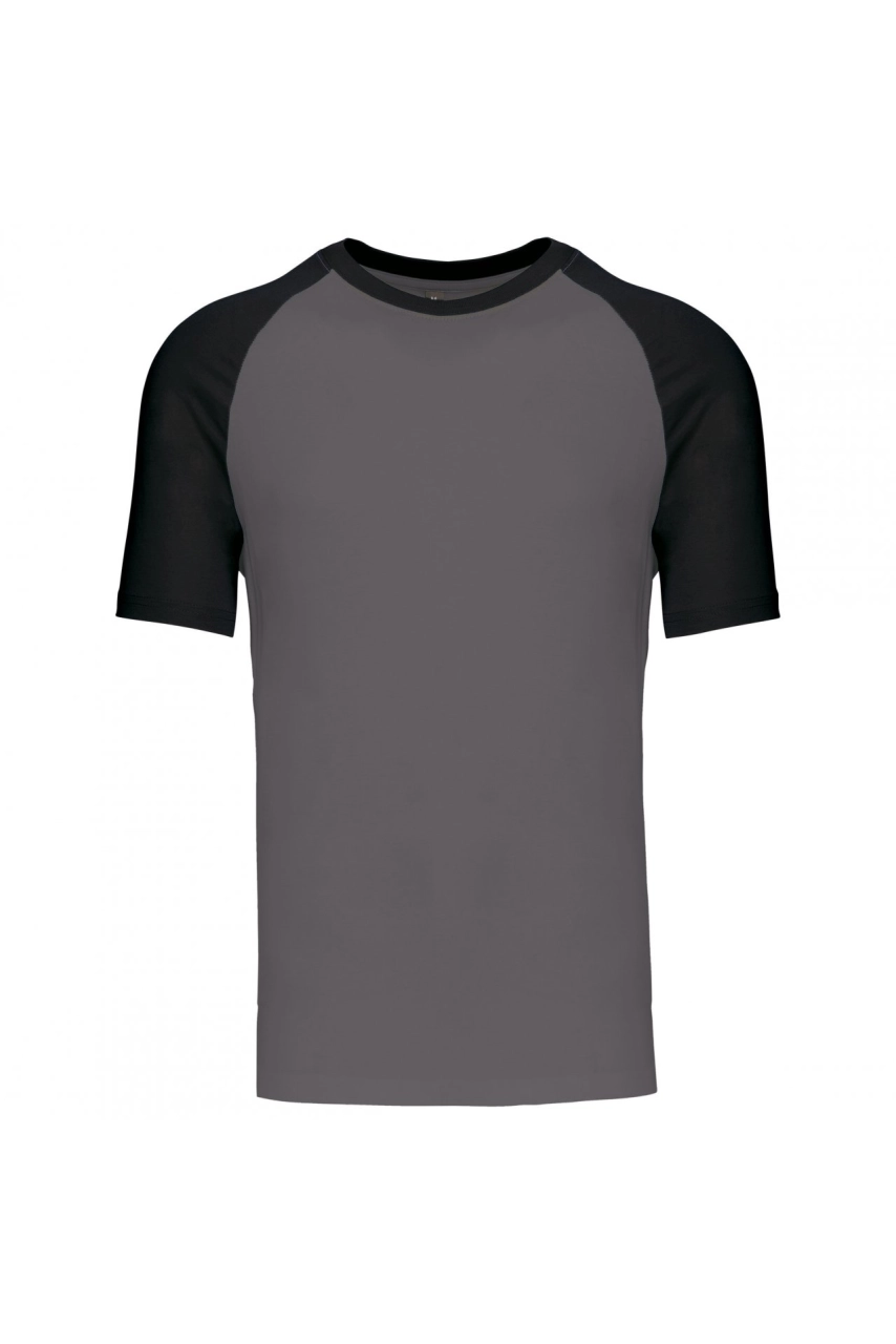 Baseball > t-shirt bicolore manches courtes