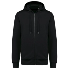 Sweat-shirt french terry écoresponsable zippé à capuche unisexe