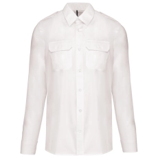 Chemise pilote manches longues homme