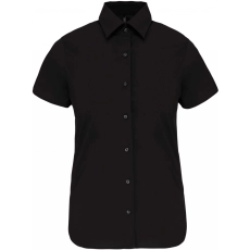 Chemise coton / élasthanne manches courtes femme