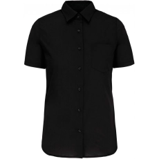 Chemise popeline manches courtes femme