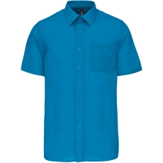 Chemise popeline polycoton manches courtes entretien facile homme