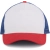White/French red/Reflex blue