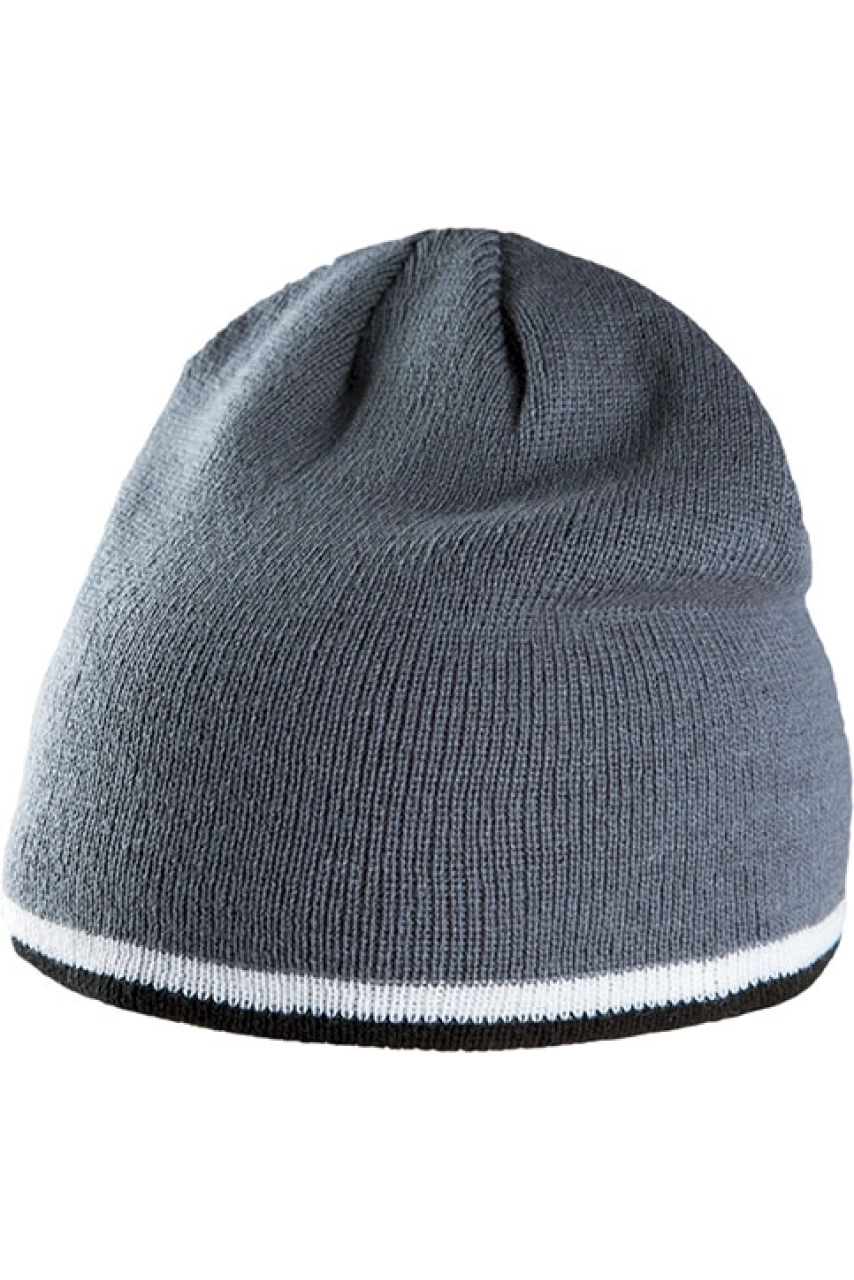 Bonnet bande bicolore contrastée