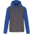 Grey heather/Sporty royal blue