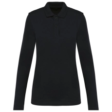 Polo Supima® manches longues femme