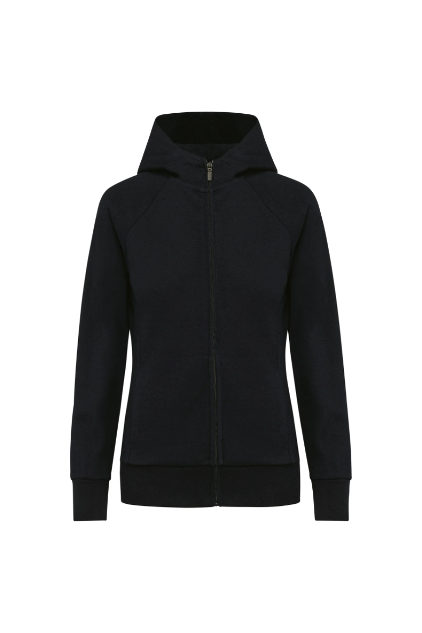 Veste zippée à capuche femme