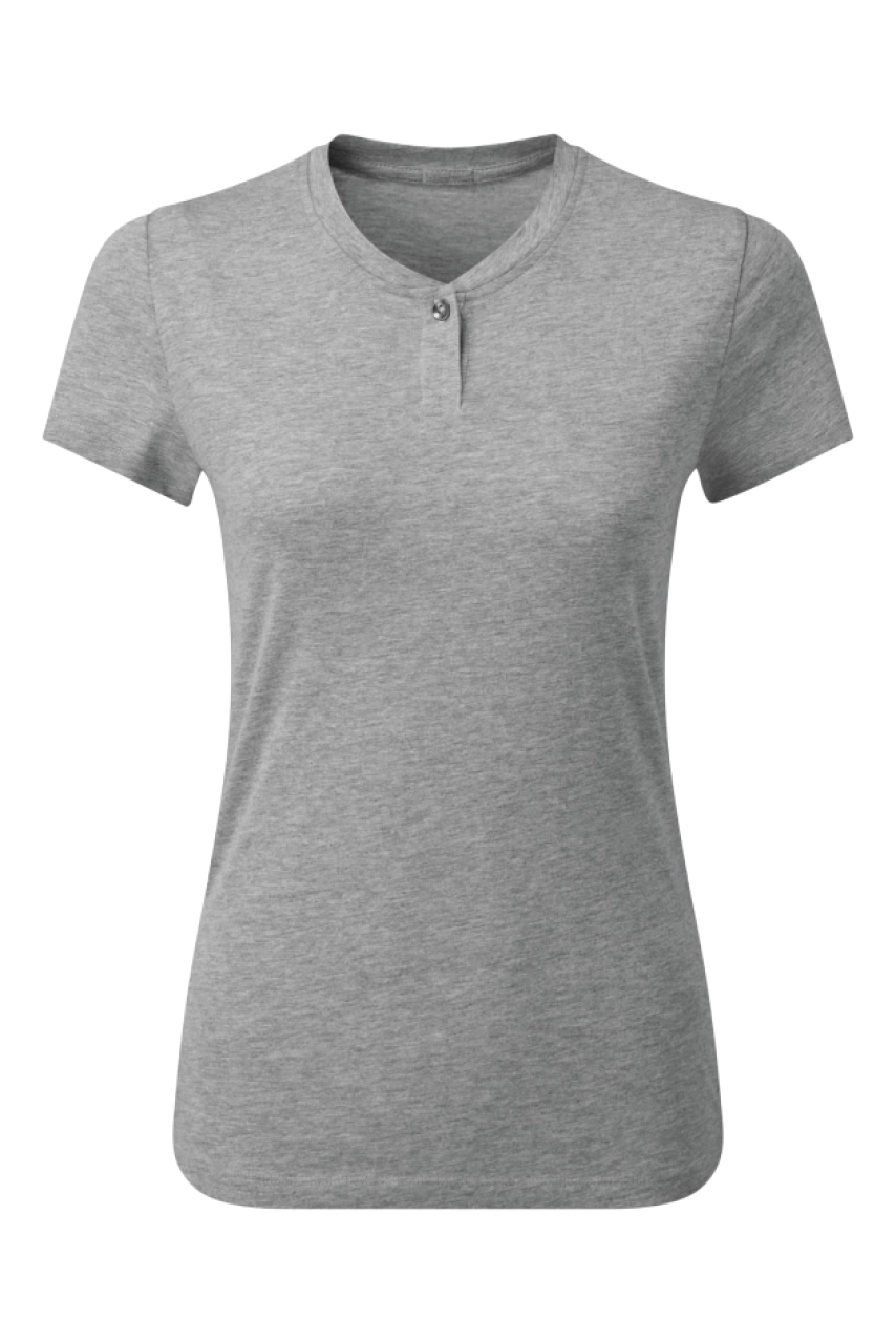T-shirt col boutonné écoresponsable femme 