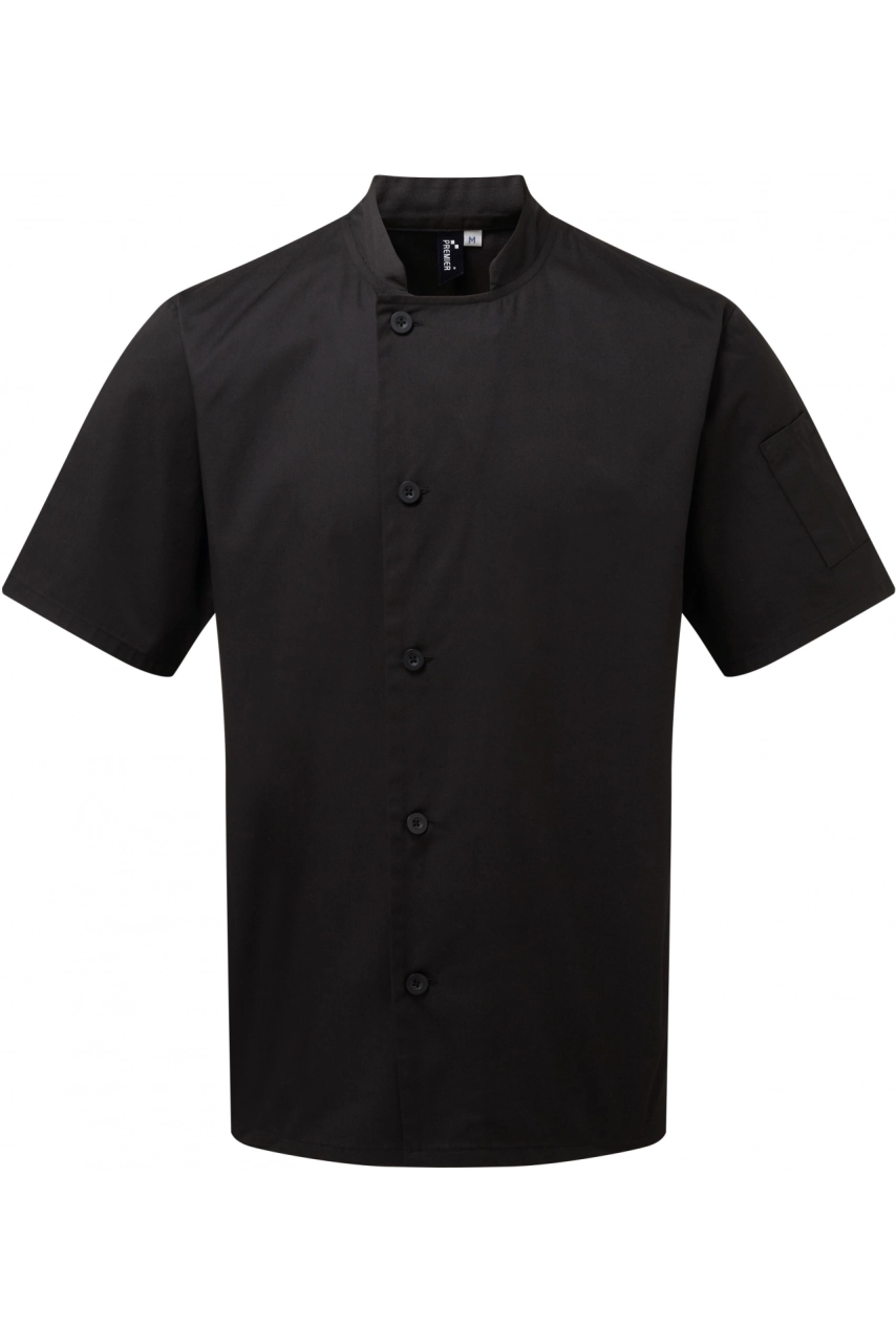 Veste chef cuisinier manches courtes 