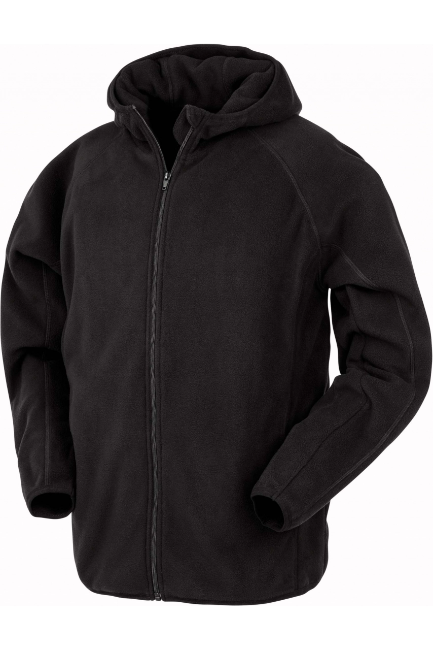 Veste à capuche en micropolaire recyclée