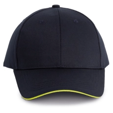 Casquette sandwich contrasté 6 panneaux Oeko-Tex